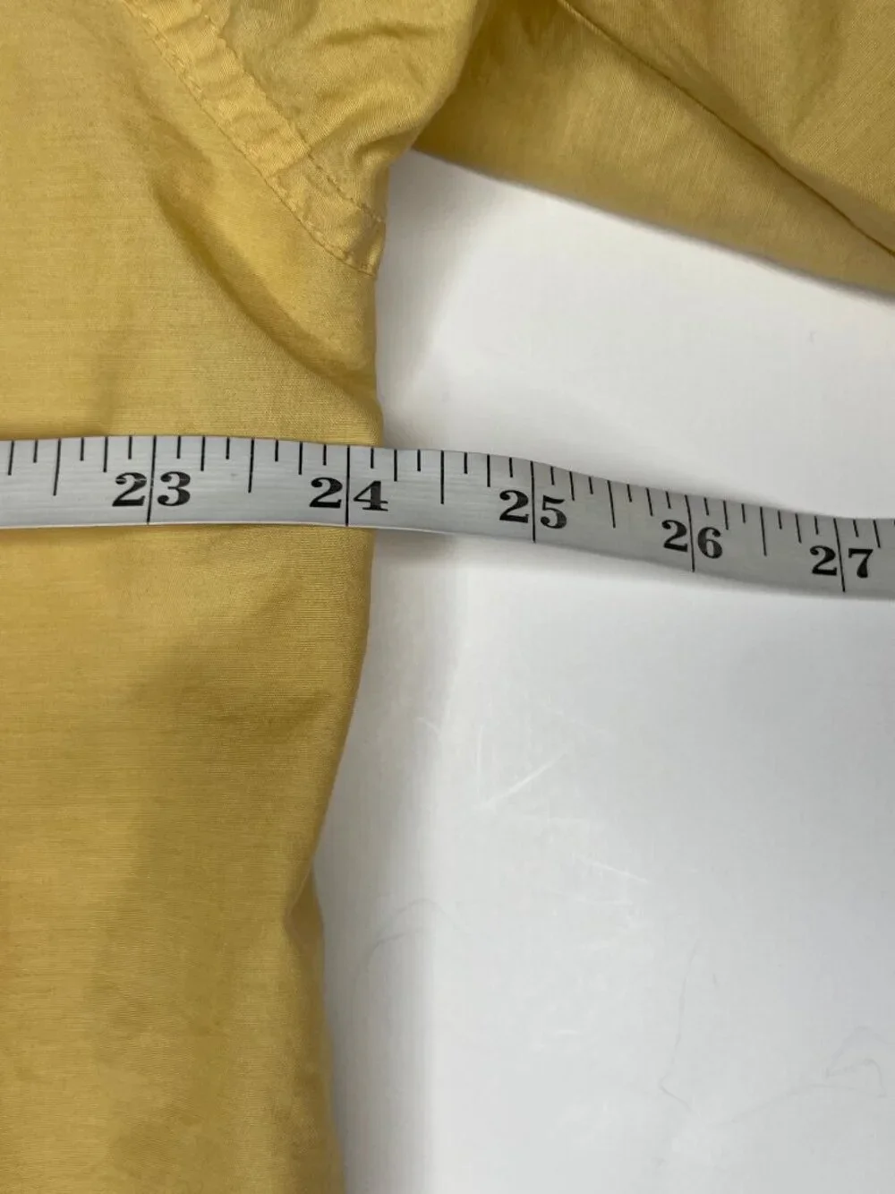 Appleseed's Pastel Yellow Gorpcore Hooded Windbreaker Jacket Mesh Lined Large